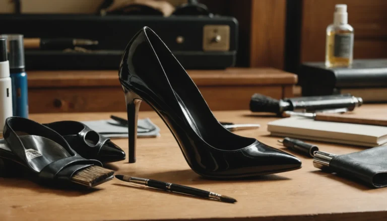 réparer chaussures vernies craquelées