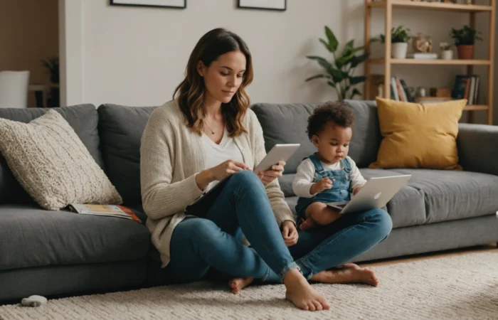 séparation couple non marié avec 1 bébé
